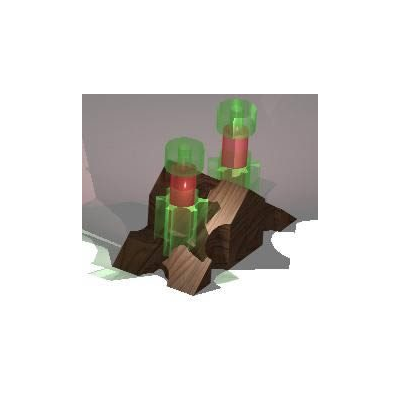 Lampara de mesa 3d dxf