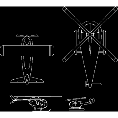 Aviones y helicopteros