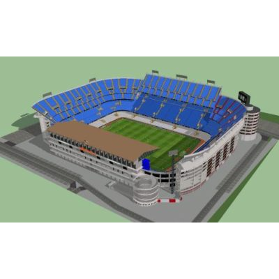 Estadio en 3d