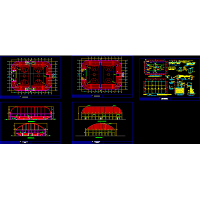Coliseo deportivo - arquitectura