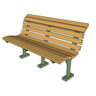 Banca jardin