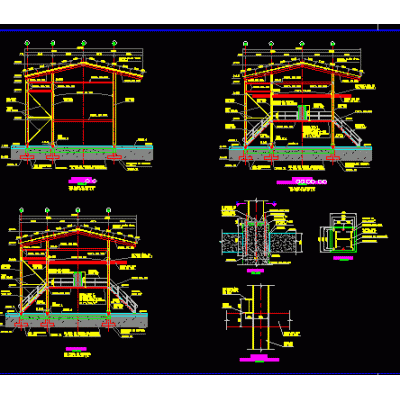Estructura de cargadero carrotanques