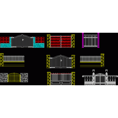 Gates and facade bars