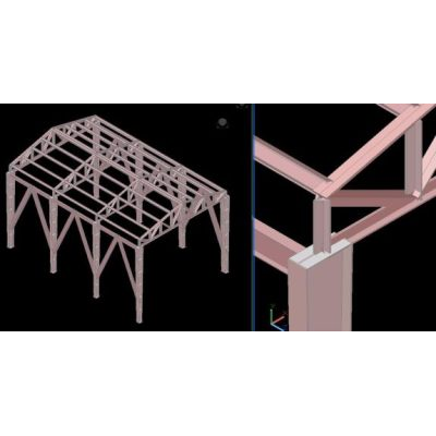 Nave industrial 3d