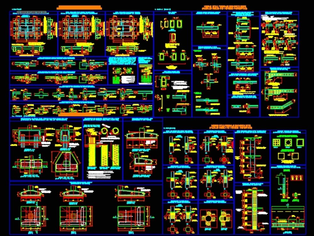 Detalles Estandar Para Hormigon Const (indonesia-ingles) En DWG ...