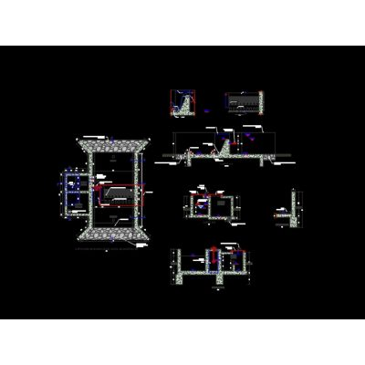 Planos de arquitectura y distribucion de bocatoma