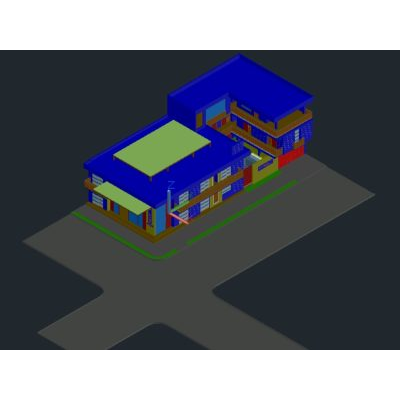 Diseño 3D de Hotel Innovador