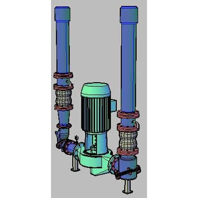 Pompe centrifuge en ligne