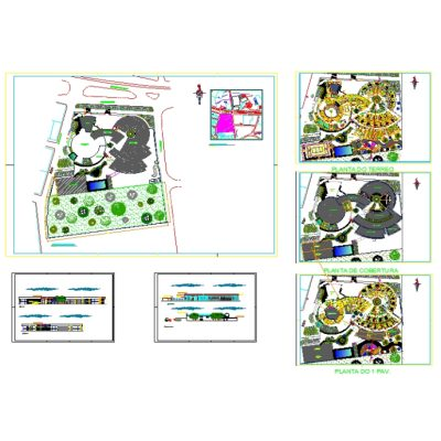 Diseno de escuela con jardin de infantes