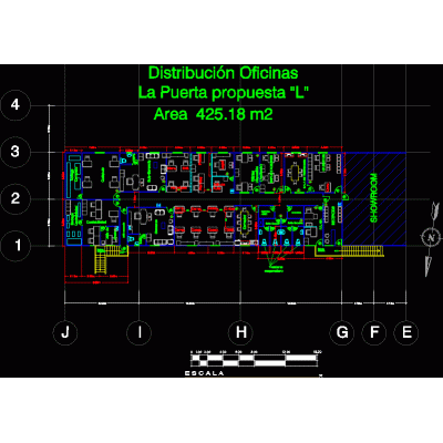 Distribucion oficinas la mundial