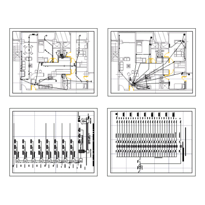 Plano de electricidad vivienda multifamiliar