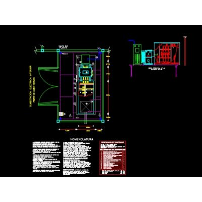 Detailed Plan of Electrical Substation