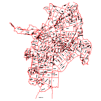 Plano urbano de cali