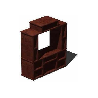 Mueble de melamine 3d