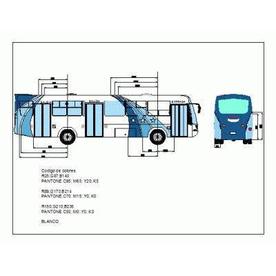 Bus urbano corredor