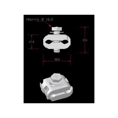3d copper aluminum connector
