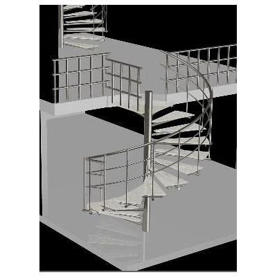Escaleras con materiales - 3d