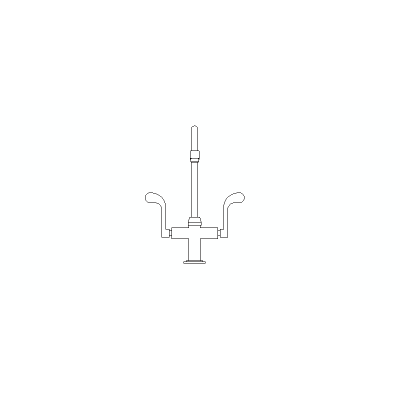 Grifo Fregadero De Cocina En Alzado Frontal