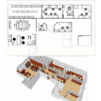 Diseno de oficina 3d en ecuador
