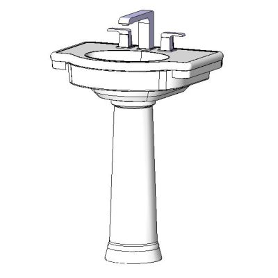 Lavabo con pie