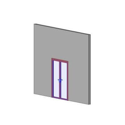 Puerta exterior vidriera