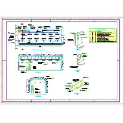 Plan électrique de la station de pompage souterraine