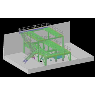 Estructura para zaranda 3d