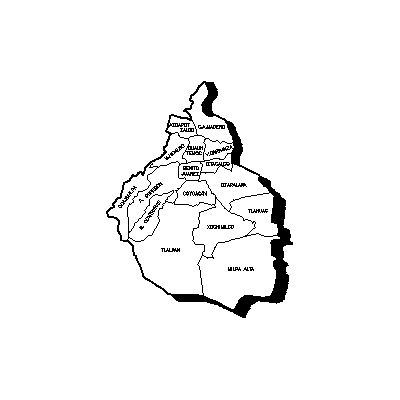Mapa Detallado del Distrito Federal