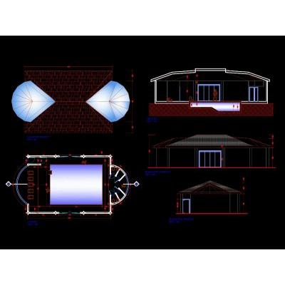 Plano Detallado de Piscina Residencial