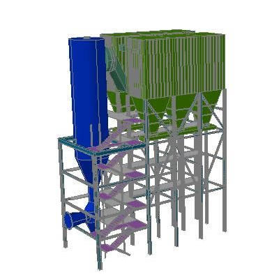 Sistema depuracion de gases 3d