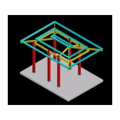 Estructura caseta de vigilancia