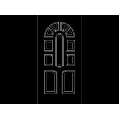 Elegante Alzado de Puerta
