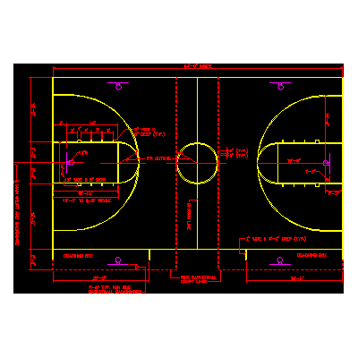 Cancha de basquetball