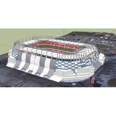 Estadio arena cidade da copa 3d