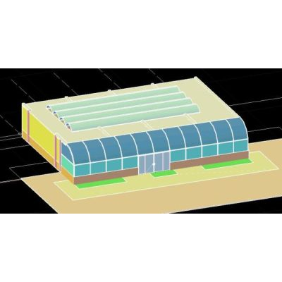 Alberca - piscina 3d