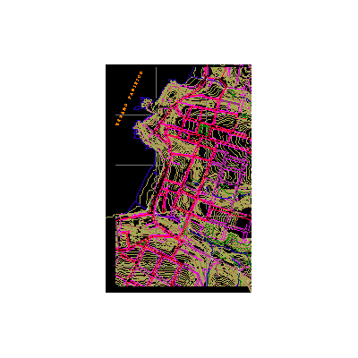 Plano del Borde Costero de Cartagena