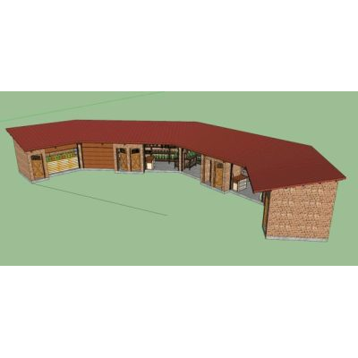 Vendita locale di prodotti regionali 3d
