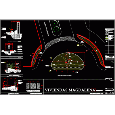 Detalles de acceso a fraccionamiento