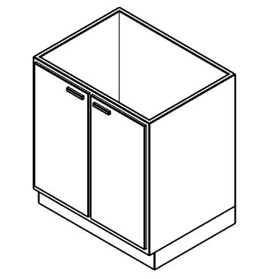 Gabinete Bajo Mesada en 3D