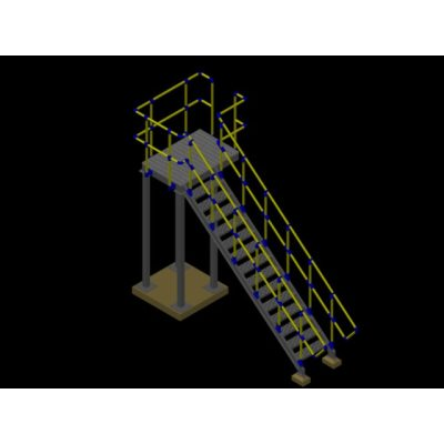 Escalera 3d