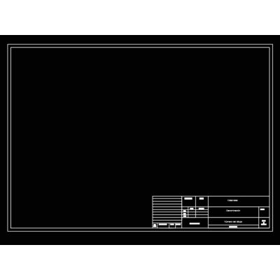 Dibujo tecnico lamina A3 en autocad