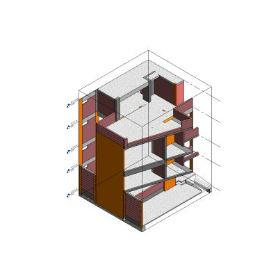Vivienda multifamiliar estructuras revit 2019