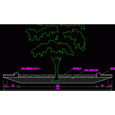 Adorno arbol de plaza