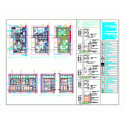 Plan de cocina y detalles