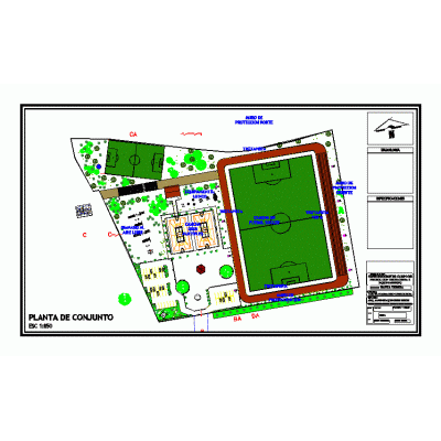 Courts - green areas and public spaces
