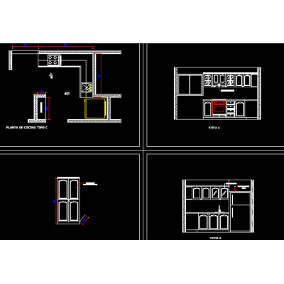 Mueble cocina clasica