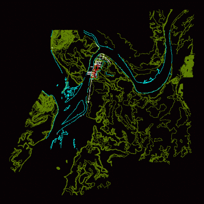 Mapa Historico de Valdivia 1645