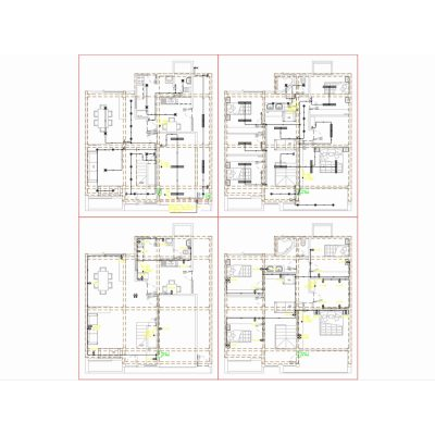 Planos eléctricos de vivienda unifamiliar