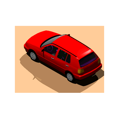 vw golf car