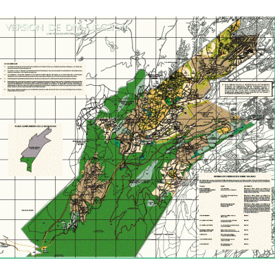 Mapa del Desarrollo Urbano en Cuajimalpa